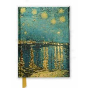 𝅺FLAME TREE Starry Night Foil Journal Notebook NEW